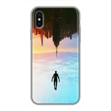 Чехол с человеком пауком для iPhone Xs Max - (AlphaPrint) – Паук человек