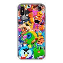 Чехол для iPhone Xs Max Бравл Старс (VPrint)