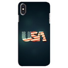 Чехол Флаг USA для iPhone Xs Max – USA