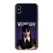 Силиконовый чехол с картинкой для iPhone Xs Max (Wednesday)