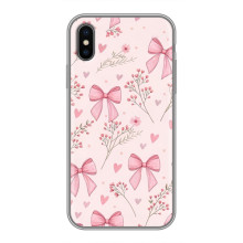 Чехол банты для iPhone Xs Max – Банты с цветами