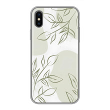 Чехол цветочный дизайн для iPhone Xs Max – Зелёный дизайн