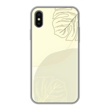 Чехол цветочный дизайн для iPhone Xs Max – Зелёный фон