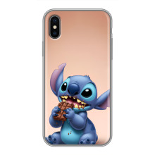 Чехол с рисунком Стич для iPhone Xs Max – Стич с шоколадом
