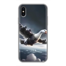Чехол с мемом Тралалело тралала на iPhone Xs Max (Бомбардини гусини)