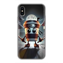 Чехол с мемом Тралалело тралала на iPhone Xs Max (Капучино асасино)