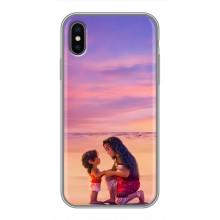 Чехол с мультфильмом Моана iPhone Xs Max (Моана и Симеа)