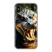 Чохол з картинкою 'Хижаки' для iPhone Xs Max (Крокодил)