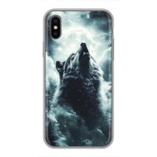 Чохол з картинкою 'Хижаки' для iPhone Xs Max (Вовк)