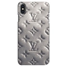 Текстурный Чехол Louis Vuitton для Айфон Xs Max (Бежевый ЛВ)