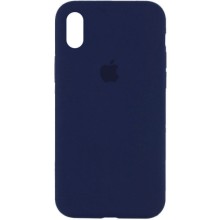 Чехол Silicone Case Full Protective (AA) для Apple iPhone X (5.8") / XS (5.8") – Синий