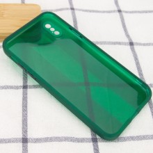Чехол TPU Glossy Line Full Camera для Apple iPhone X / XS (5.8") – Зеленый