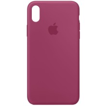 Чохол Silicone Case Full Protective (AA) для Apple iPhone X (5.8") / XS (5.8") – Малиновий