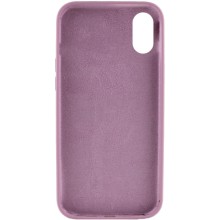 Чохол Silicone Case Full Protective (AA) NO LOGO для Apple iPhone X / XS (5.8") – Ліловий