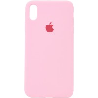 Чехол Silicone Case Full Protective (AA) для Apple iPhone X (5.8") / XS (5.8") – Розовый