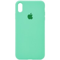 Чехол Silicone Case Full Protective (AA) для Apple iPhone X (5.8") / XS (5.8") – Зеленый