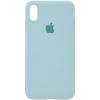 Чехол Silicone Case Full Protective (AA) для Apple iPhone X (5.8") / XS (5.8") – Бирюзовый