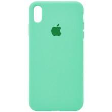 Чехол Silicone Case Full Protective (AA) для Apple iPhone X / XS (5.8") – Зеленый