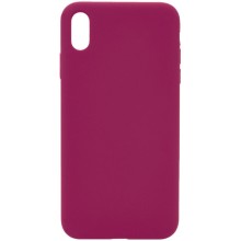 Чохол Silicone Case Full Protective (AA) NO LOGO для Apple iPhone X / XS (5.8") (Червоний)