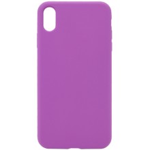 Чохол Silicone Case Full Protective (AA) NO LOGO для Apple iPhone X / XS (5.8") (Фіолетовий)