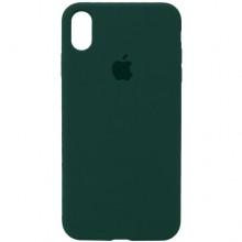 Чехол Silicone Case Full Protective (AA) для Apple iPhone X / XS (5.8") – Зеленый