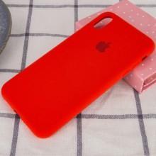 Чехол Silicone Case Full Protective (AA) для Apple iPhone X / XS (5.8") – Красный