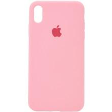 Чехол Silicone Case Full Protective (AA) для Apple iPhone X / XS (5.8") – Розовый