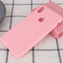 Чехол Silicone Case Full Protective (AA) для Apple iPhone X / XS (5.8") – Розовый