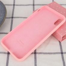 Чехол Silicone Case Full Protective (AA) для Apple iPhone X / XS (5.8") – Розовый