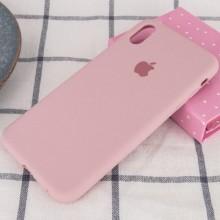 Чехол Silicone Case Full Protective (AA) для Apple iPhone X / XS (5.8") – Розовый