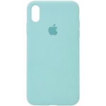 Чехол Silicone Case Full Protective (AA) для Apple iPhone X / XS (5.8") – Бирюзовый