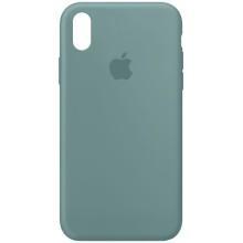 Чехол Silicone Case Full Protective (AA) для Apple iPhone X / XS (5.8") – Зеленый