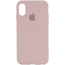 Чохол Silicone Case Full Protective (AA) для Apple iPhone X / XS (5.8") (Рожевий)