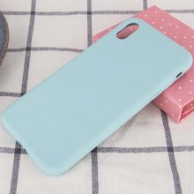 Чохол Silicone Case Full Protective (AA) NO LOGO для Apple iPhone X / XS (5.8") – Бірюзовий