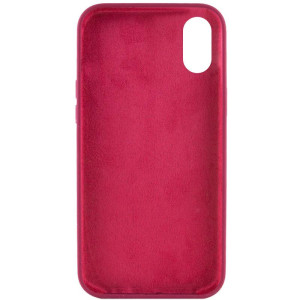 Чехол Silk Full Protective (AA) NO LOGO для Apple iPhone X / XS (5.8") – Бордовый