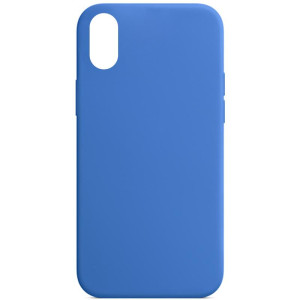 Чехол Silk Full Protective (AA) NO LOGO для Apple iPhone X / XS (5.8") – Синий