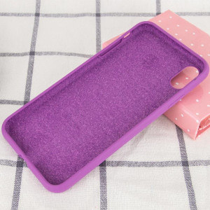 Чехол Silk Full Protective (AA) NO LOGO для Apple iPhone X / XS (5.8") – Фиолетовый