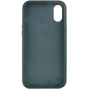 Чехол Silk Full Protective (AA) NO LOGO для Apple iPhone X / XS (5.8") – Зеленый