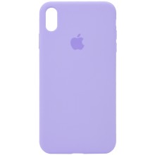 Чохол Silicone Case Full Protective (AA) для Apple iPhone X (5.8") / XS (5.8") – Бузковий