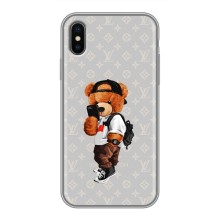 Брендновые Чехлы для iPhone Xs - (PREMIUMPrint) (Мишка Луи)