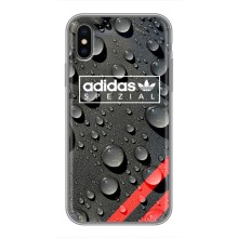 Чохли Адидас для iPhone Xs (AlphaPrint) (Адидас прінт)