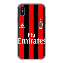 Чохли для iPhone Xs (VPrint) - Футбольні клуби (Milan)