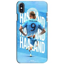 Чехлы с принтом для iPhone Xs Футболист – Erling Haaland