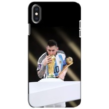 Чехлы Лео Месси Аргентина для iPhone Xs (Кубок Мира)