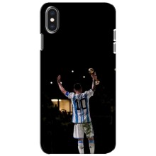 Чехлы Лео Месси Аргентина для iPhone Xs (Лео Чемпион)