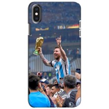 Чехлы Лео Месси Аргентина для iPhone Xs (Месси король)