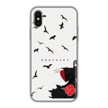 Чехлы на тему: Итачи Учиха для iPhone Xs (AlphaPrint) – Akatsuki