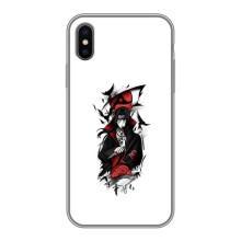 Чехлы на тему: Итачи Учиха для iPhone Xs (AlphaPrint) – Итачи с атрибутами