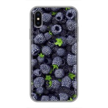 Чохли з фруктами для iPhone Xs (VPrint) (Ожина)