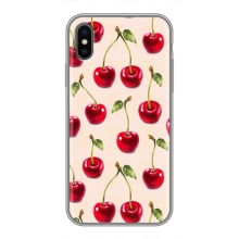 Чохли з фруктами для iPhone Xs (VPrint) (Черешня)